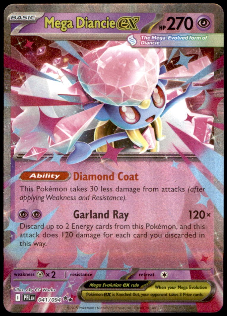 Mega Diancie ex #041/094 ME02: Phantasmal Flames