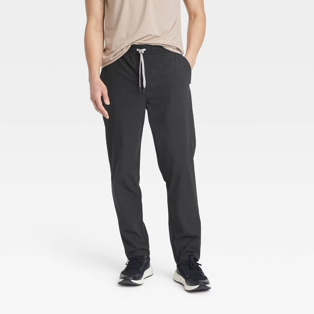 ナゴンスタンス　angle drawstring pants 36 ブラック Drawstring Nylon Track Pants IF315 - Korean Women's Fashion