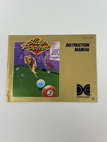 Side Pocket Nintendo Entertainment System NES Cartridge Manual Tested Authentic