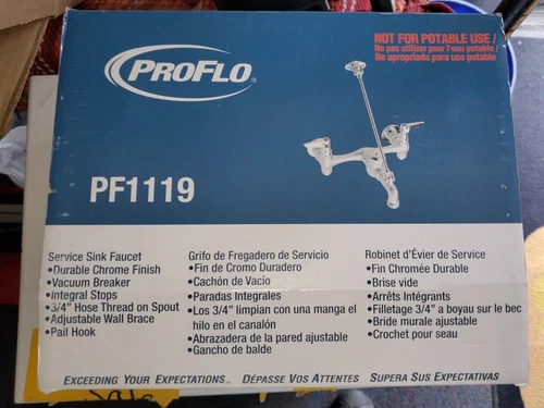 ProFlo PF1119 Wall Mounted Laundry Faucet - Picture 15 of 15