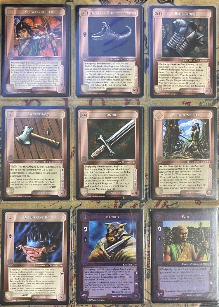 Middle earth ccg MECCG 14 German Promo Cards eBay
