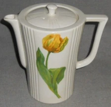 1920s-30s Enterprise Aluminum Co DRIP-O-LATOR Tulip Motif COFFEE POT Ohio