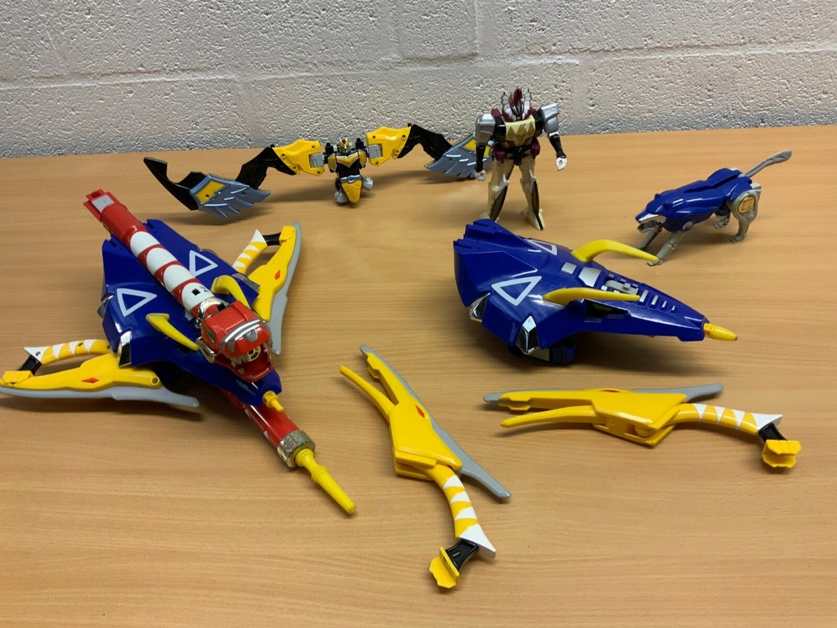 POWER RANGERS Z REX BLASTER PTERA GRIPS WOLF ZORD NINJA DINO