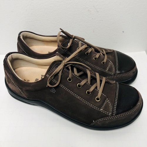 EUC Finn Comfort Brown Leather Sneaker 