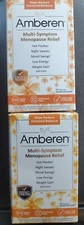Lot of 2 Amberen Menopause Relief Capsules 60-Count, 120 total capsules 