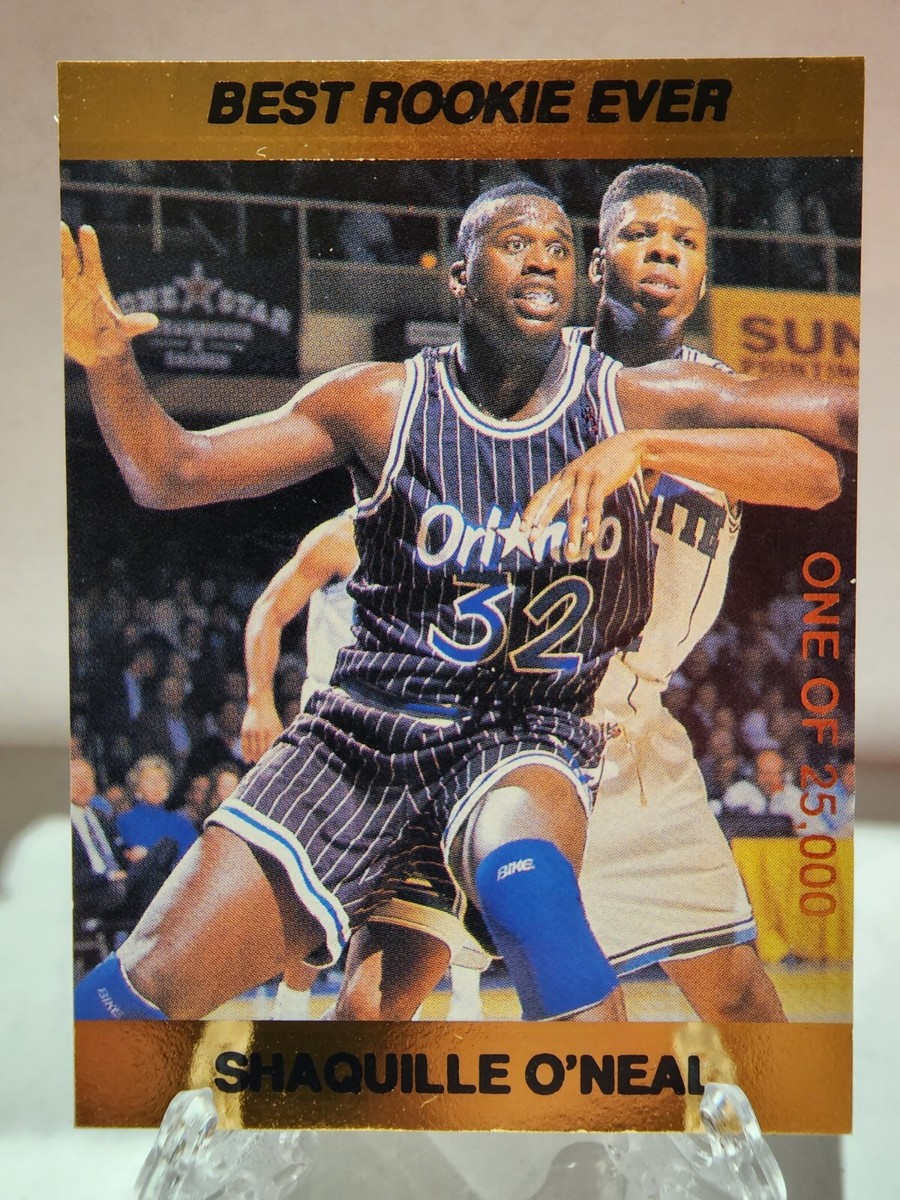 1992-93 Shaquille O'Neal Best Rookie Ever Promo Card #6 /25000