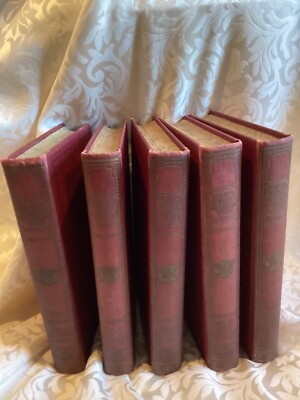 New Students Reference Work Vols. I V VI VII and VIII - Vintage 1923 Illustrated