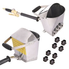 Druckluft Putzmaschine Trichterpistole Putzpistole 8x Düsen Tankabdeckung