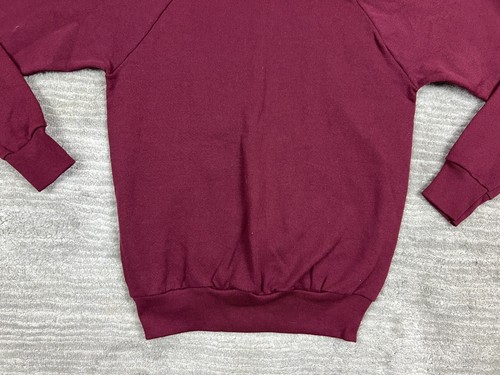 Vintage Fruit of the Loom Sweatshirt Youth 14-16 Red FOL NWT Made in the USA - Picture 9 of 13