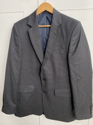 Hammond Co by Patrick Grant Jacket Mens Wool Suit Blazer Grey