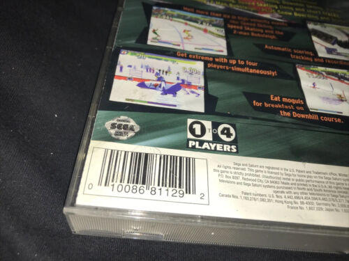 Winter Heat (Sega Saturn, 1997) W / Case Damage Manual Used - Picture 4 of 9