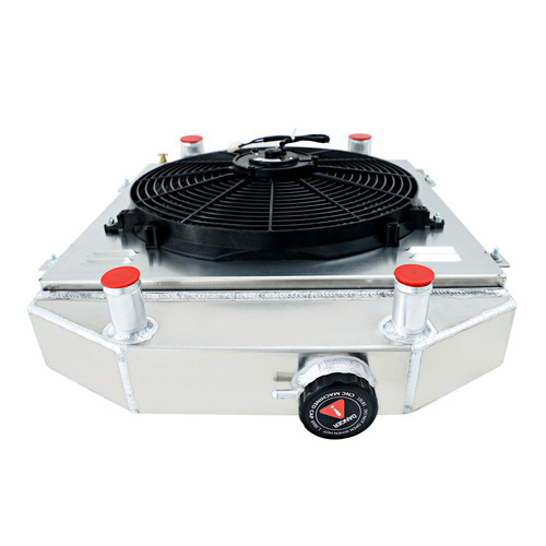 FOR 1942-1948 FORD SUPER DELUXE DELUXE FLATHEAD ENGINE 4-ROW RADIATOR SHROUD FAN - Picture 18 of 21