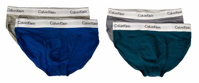 Herren-Slips CK CALVIN KLEIN Unterhose Pack 2 Stück Stretch-Baumwolle Elastisch 