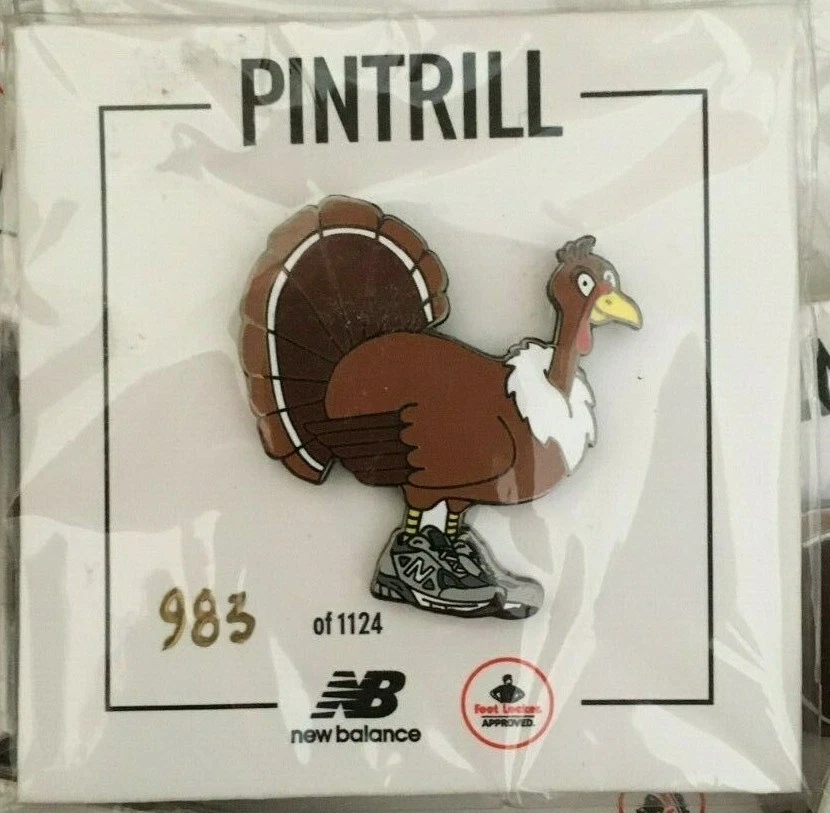 Pintrill Footlocker New Balance Thanksgiving Day Turkey Sneaker