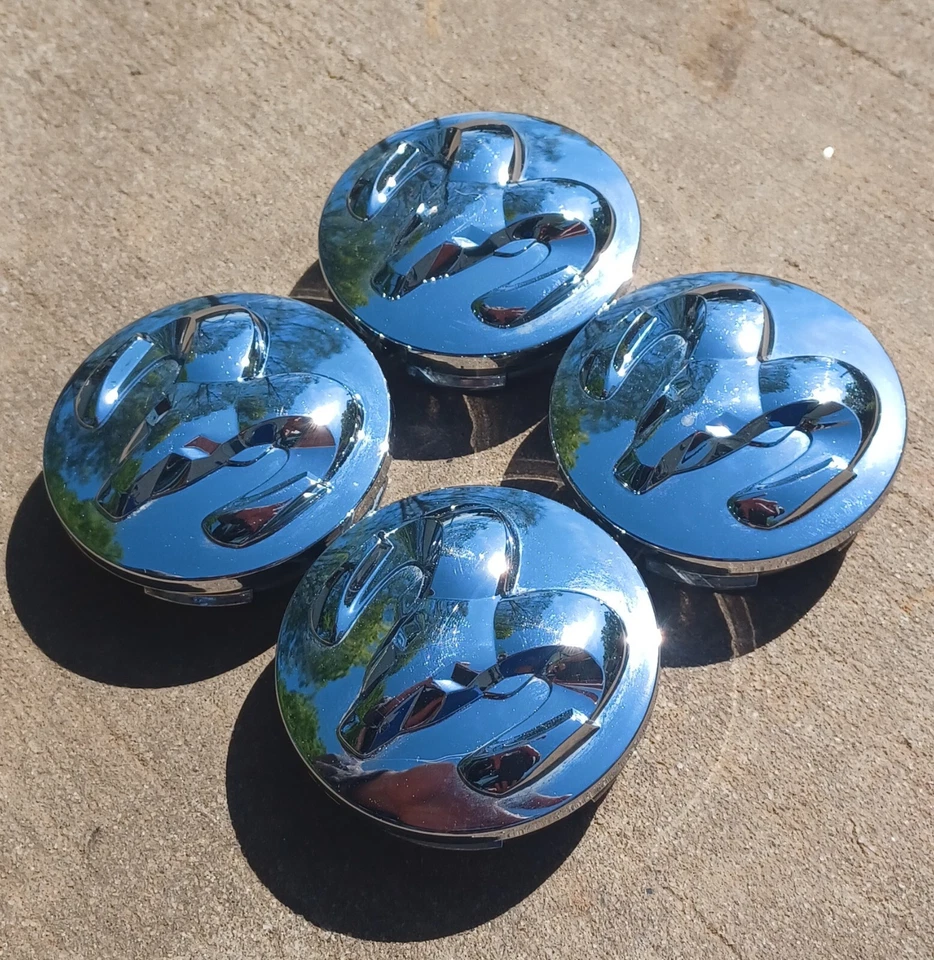 Dodge RAM 1500 Durango center cap set of 4, 2004-2021 chrome, part# 1LB72 TRMAA - Image 2 of 3