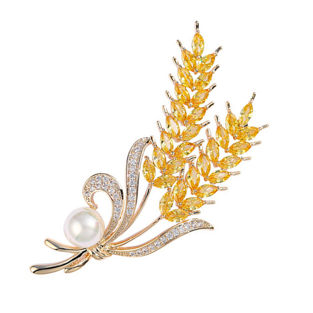 Broche Personalidad Pin Orejas de Trigo Estilo Pastoral Mujer Miss