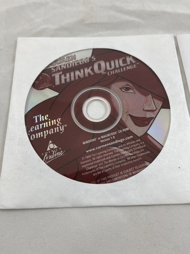 Carmen Sandiego Think Quick & Math Challenge Educational Game Windows PC & Mac - Picture 3 of 3