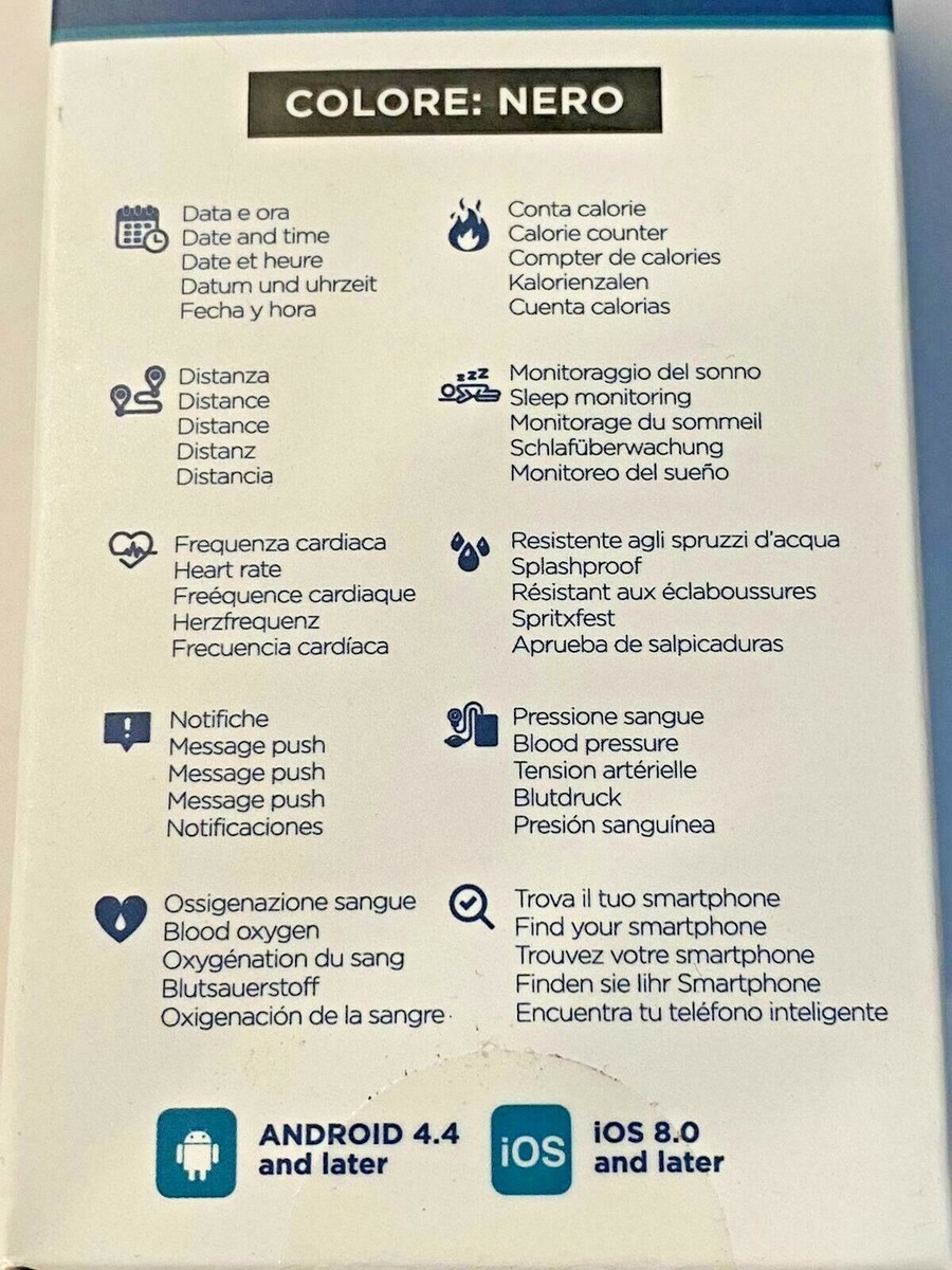 257 BRACCIALETTO FITNESS F3 battito cardiaco ossigenazione sangue e  pressione