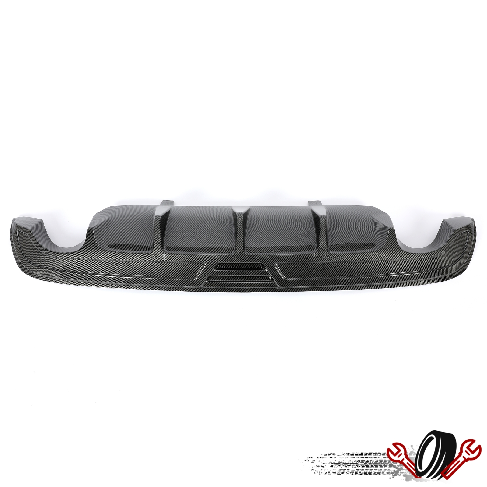 Rear Diffuser Lip Bumper For 2016-2019 Nissan Teana Altima Carbon Fiber Style