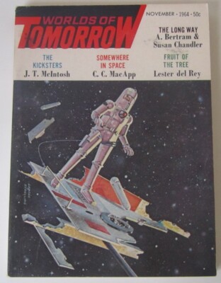 WORLDS OF TOMORROW November 1964 - J.T. McIntosh C.C. MacApp A. Bertram Chandler