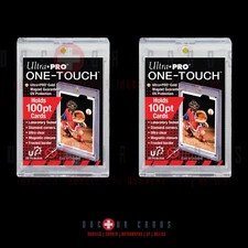 100pt Ultra Pro One Touch - TWO NEW SEALED (100pt)CARD HOLDERS