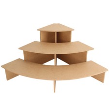 Assemble Corner Counter Display Stand Table Tool for Craft Fair Shop Stall