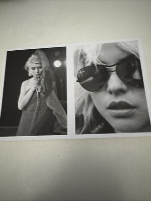 BLONDIE DEBBIE HARRY FACE IT ORIGINAL WERBUNG 2 UNBENUTZTE POSTKARTEN