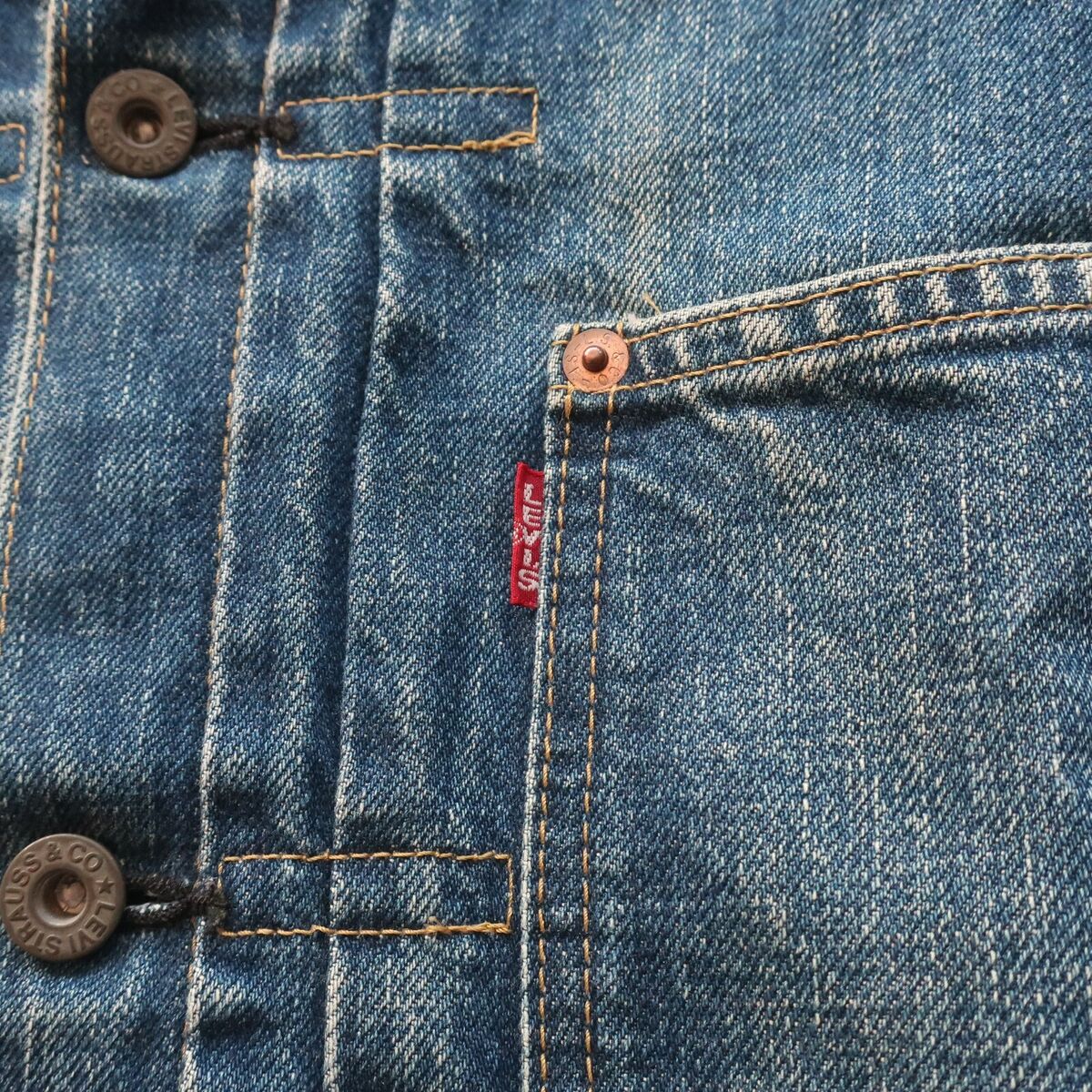 Vtg Levis 506XX 71506 Type 1 I Selvedge Denim Trucker Jacket Vtg Levis 506XX 71506 Type 1 I Selvedge Denim Trucker Jacket