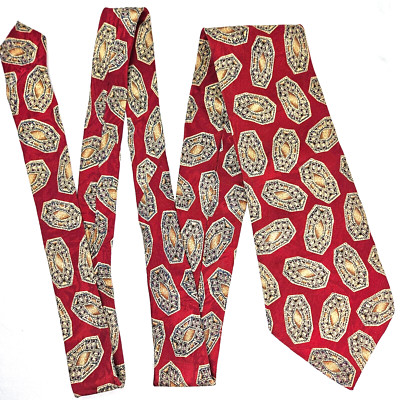 Vintage Neck Tie CHRISTOPHER HAYES Men's 100% Silk MADE IN ITALY
