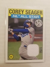 2021 Topps Series 2 1986 NL All-Star Jersey Relic Corey Seager #86ASR-CS Dodgers