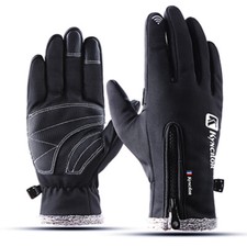 Mens Winter Gloves -10  Windproof Waterproof Touch Screen Gloves for Outdoor Work