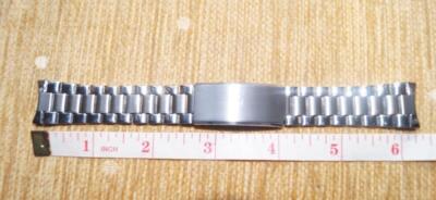 NEW OLD STOCK  STAINLESS STEEL  WATCH BRACELET 19MM ROUND ENDS