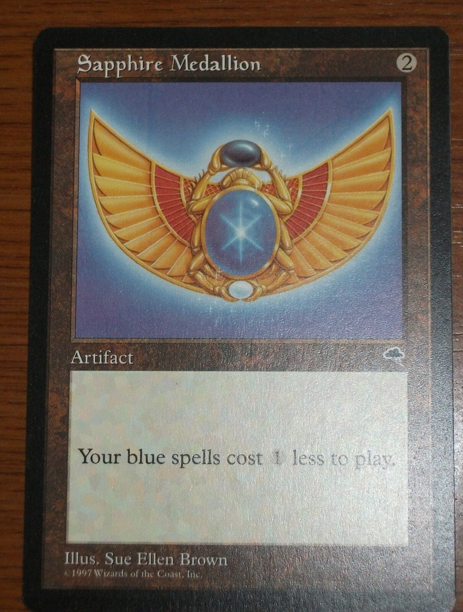 MTG　サファイアの大メダル/Sapphire Medallion　チャーリー サファイアの大メダル/Sapphire Medallion》[エラーカード] 茶R
