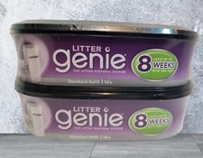 Litter Genie Cat Disposal System Standard Refill Convenience 2 Pack SHIPS FREE 