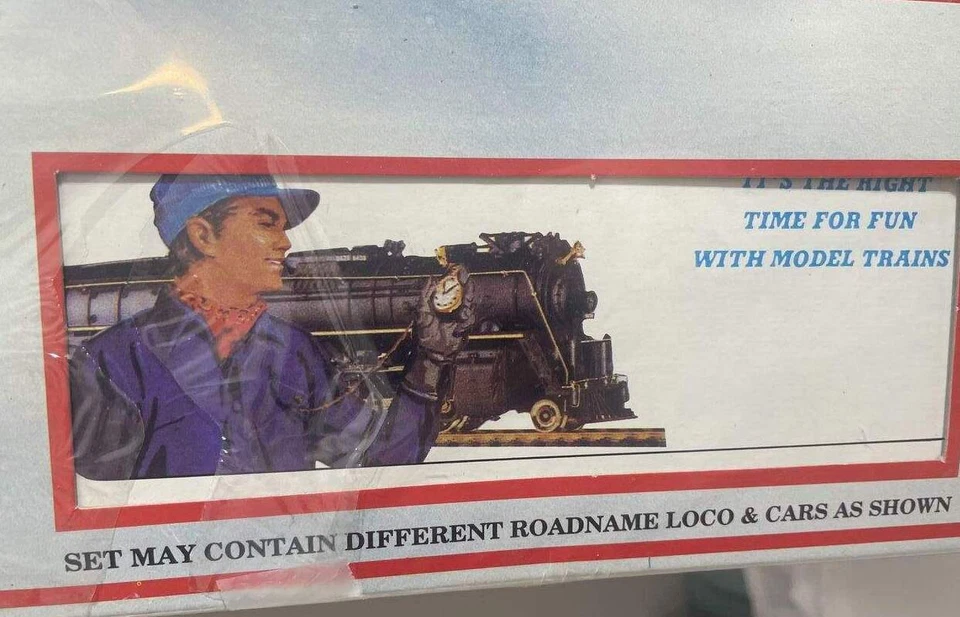 Model Power Blue Eagle No 1049 Train Set HO Scale - Sante Fe Factory Sealed NRFB - Image 4 of 4