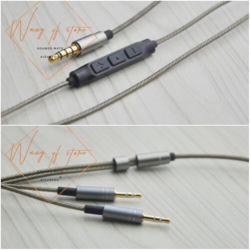 Audio Cable With Mic For 1MORE Triple Driver Over-Ear Headphones H1707 - Bild 2 von 9