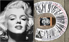 Playing Cards (Poker Deck 54 Cards) Young Marilyn Monroe Vintage Photos 102