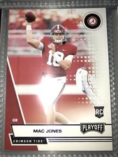 2021 Panini Chronicles Playoff Draft Pick**MAC JONES**PURPLE PARALLEL #d/49**