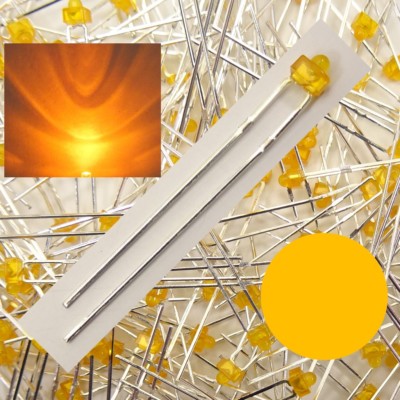 LED 1,8mm Orange diffus Stückzahl wählbar 1/10/25/50 Stück F7/3
