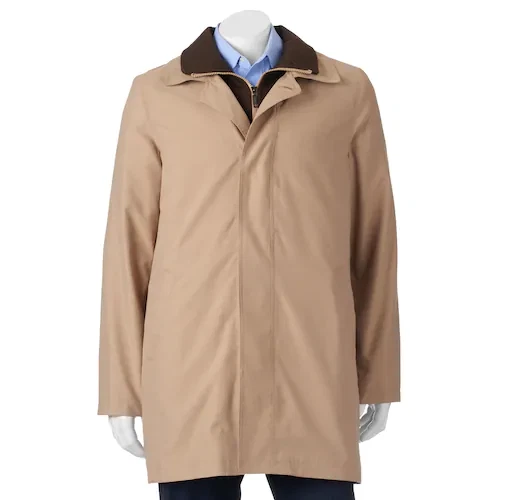Men's Savile Row Edgar Classic-Fit All-Weather Coat MSRP $250.00 P - Image 2 of 4
