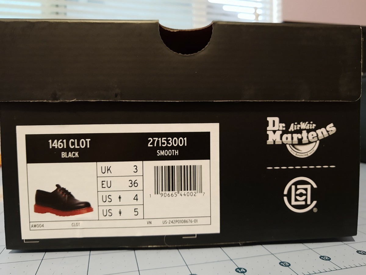 Dr.Martens × CLOT 1461 UK6 CLOT x Dr. Martens 1461 Release Date & Info | Hypebeast