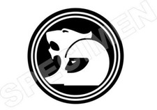 Vauxhall Monaro Door Sill Badges (pair - black/chrome)