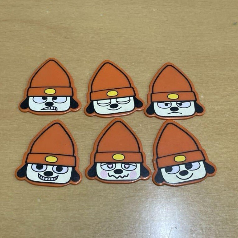 Parappa The Rapper Guitar Pick All 6 types Set Japan Um