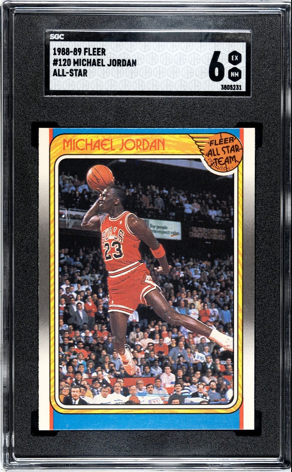 1988-89 Fleer Michael Jordan #120 ジョーダン