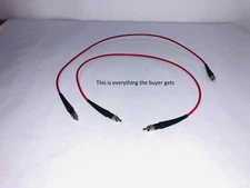 TWO 200um Optical Fiber Cables for Ocean Optics Spectrometer w/ SMA-905 SMA905