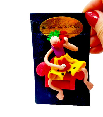 An Adorable Addiction On the Phone Womens Pin NWT