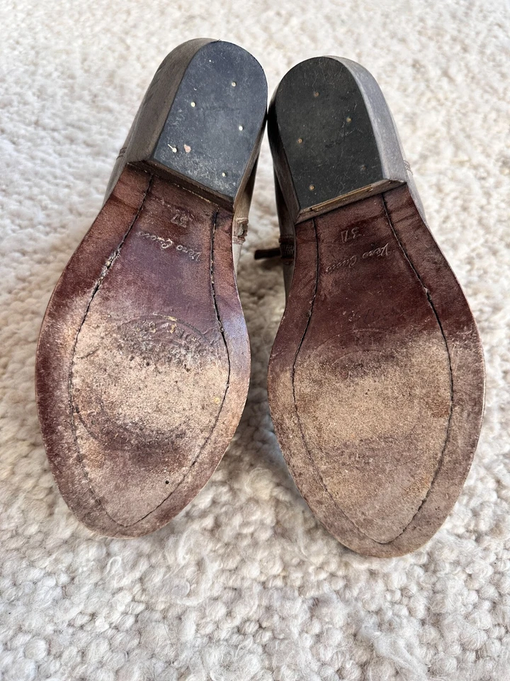 Golden Goose Original Botas de Cuero Dorado Botines Metálicos Dorados Talla 37 Foto 4 de 4