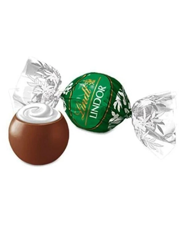 LINDT CIOCCOLATINI SFUSI LINDOR LATTE E MENTA 60% 300 GR