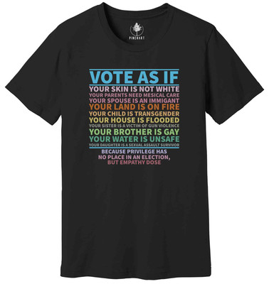 Vote As If Your Skin Is Not White Shirt, Vote Shirt, Vote Like Ruth Sent You Tee