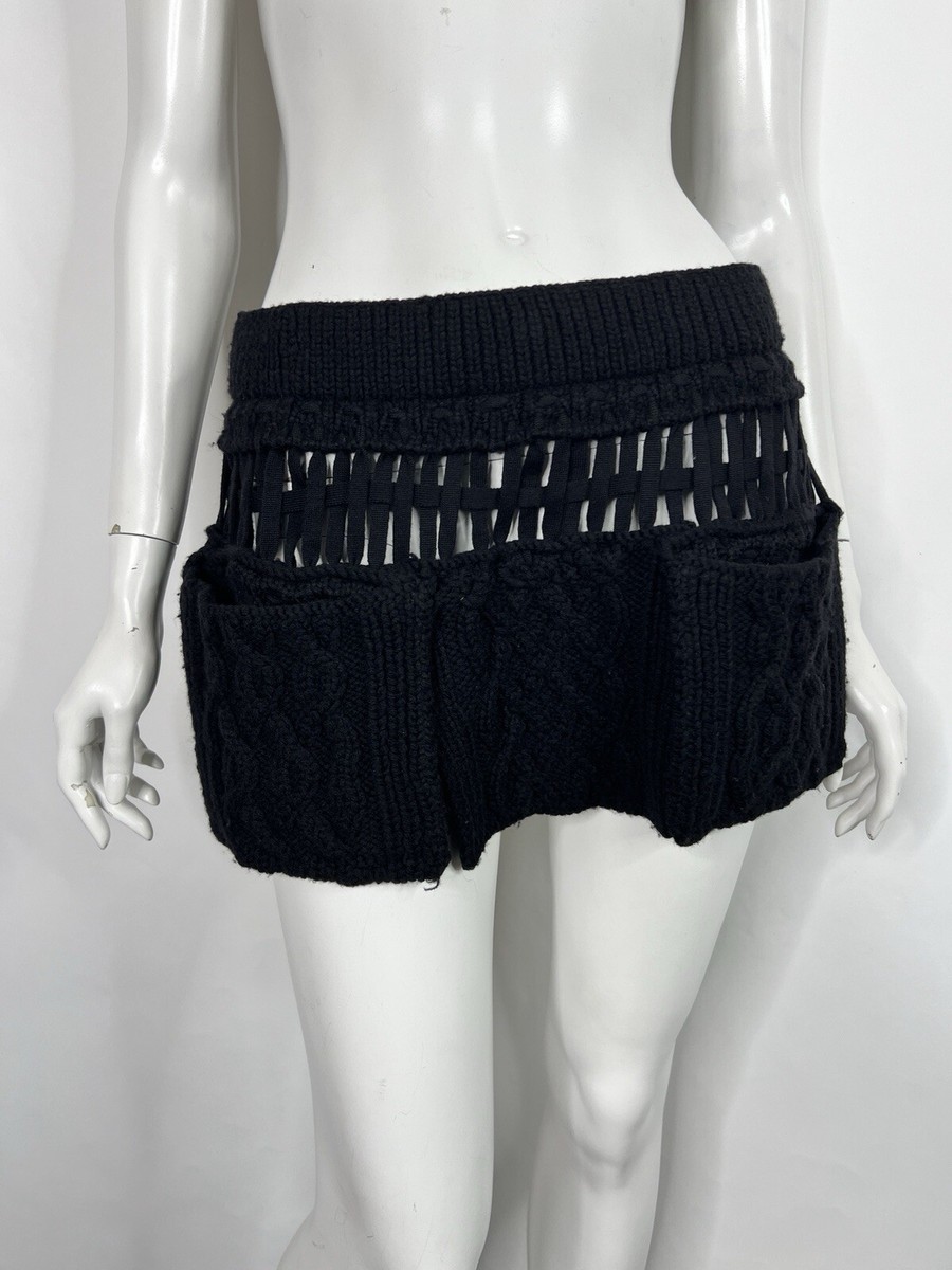 Vtg Jean Paul Gaultier Black Wool Skirt Belt S 40 | eBay Vtg Jean Paul Gaultier Black Wool Skirt Belt S 40 | eBay